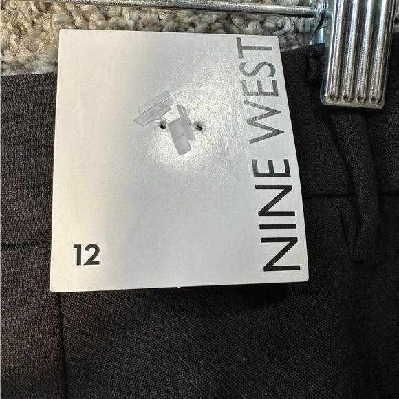 Nine West High Rise Straight Leg Trousers SZ 12-NWT - Picture 5 of 5